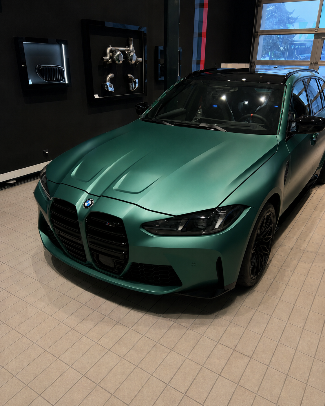 BMW po zmianie wyglądu folią w Jungle Car Spa
